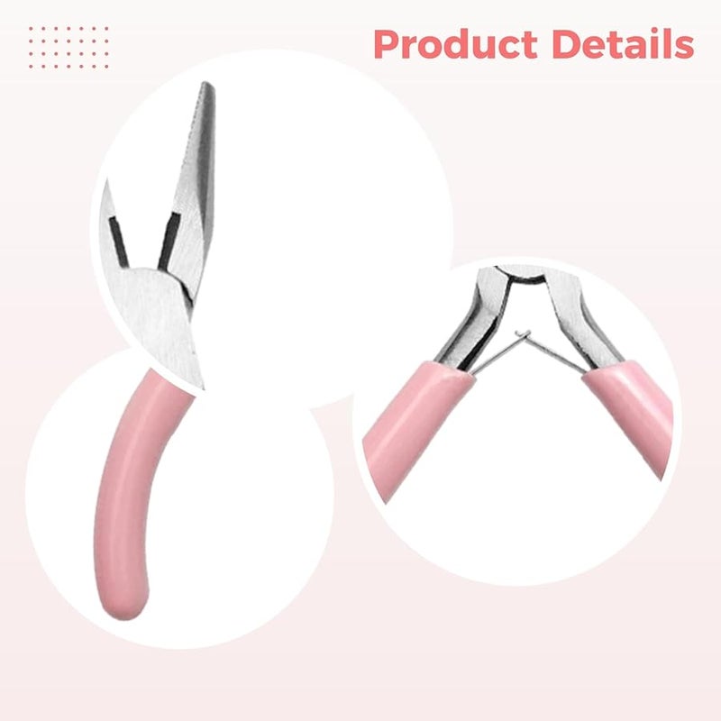 3 Pcs Steel Jewelry Pliers Tools Kit for Jewelry Making Wiring and Repair - Image 2